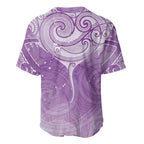 Epilepsy Awareness Maori Aotearoa Baseball Jersey Manta Ray - Purple Glaze - Aussie Hoodie