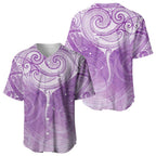 Epilepsy Awareness Maori Aotearoa Baseball Jersey Manta Ray - Purple Glaze - Aussie Hoodie