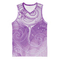 Epilepsy Awareness Maori Aotearoa Basketball Jersey Manta Ray - Purple Glaze - Aussie Hoodie