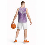 Epilepsy Awareness Maori Aotearoa Basketball Jersey Manta Ray - Purple Glaze - Aussie Hoodie