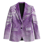 Epilepsy Awareness Maori Aotearoa Blazer Manta Ray - Purple Glaze - Aussie Hoodie
