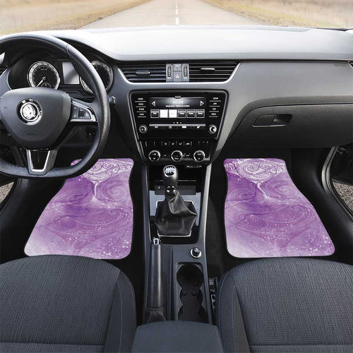 Epilepsy Awareness Maori Aotearoa Car Mats Manta Ray - Purple Glaze - Aussie Hoodie