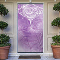 Epilepsy Awareness Maori Aotearoa Door Cover Manta Ray - Purple Glaze - Aussie Hoodie