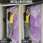 Epilepsy Awareness Maori Aotearoa Door Cover Manta Ray - Purple Glaze - Aussie Hoodie