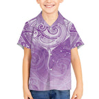 Epilepsy Awareness Maori Aotearoa Hawaiian Shirt Manta Ray - Purple Glaze - Aussie Hoodie