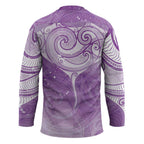 Epilepsy Awareness Maori Aotearoa Hockey Jersey Manta Ray - Purple Glaze - Aussie Hoodie