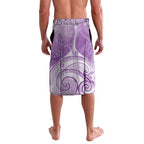 Epilepsy Awareness Maori Aotearoa Lavalava Manta Ray - Purple Glaze - Aussie Hoodie