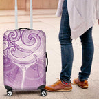 Epilepsy Awareness Maori Aotearoa Luggage Cover Manta Ray - Purple Glaze - Aussie Hoodie