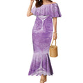Epilepsy Awareness Maori Aotearoa Mermaid Dress Manta Ray - Purple Glaze - Aussie Hoodie