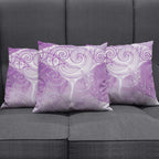 Epilepsy Awareness Maori Aotearoa Pillow Cover Manta Ray - Purple Glaze - Aussie Hoodie