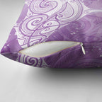 Epilepsy Awareness Maori Aotearoa Pillow Cover Manta Ray - Purple Glaze - Aussie Hoodie