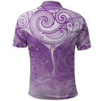 Epilepsy Awareness Maori Aotearoa Polo Shirt Manta Ray - Purple Glaze - Aussie Hoodie