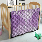 Epilepsy Awareness Maori Aotearoa Quilt Manta Ray - Purple Glaze - Aussie Hoodie