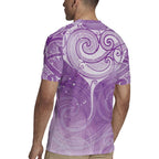 Epilepsy Awareness Maori Aotearoa Rugby Jersey Manta Ray - Purple Glaze - Aussie Hoodie