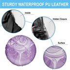 Epilepsy Awareness Maori Aotearoa Spare Tire Cover Manta Ray - Purple Glaze - Aussie Hoodie