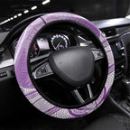 Epilepsy Awareness Maori Aotearoa Steering Wheel Cover Manta Ray - Purple Glaze - Aussie Hoodie