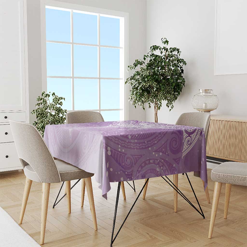 Epilepsy Awareness Maori Aotearoa Tablecloth Manta Ray - Purple Glaze - Aussie Hoodie