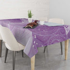 Epilepsy Awareness Maori Aotearoa Tablecloth Manta Ray - Purple Glaze - Aussie Hoodie