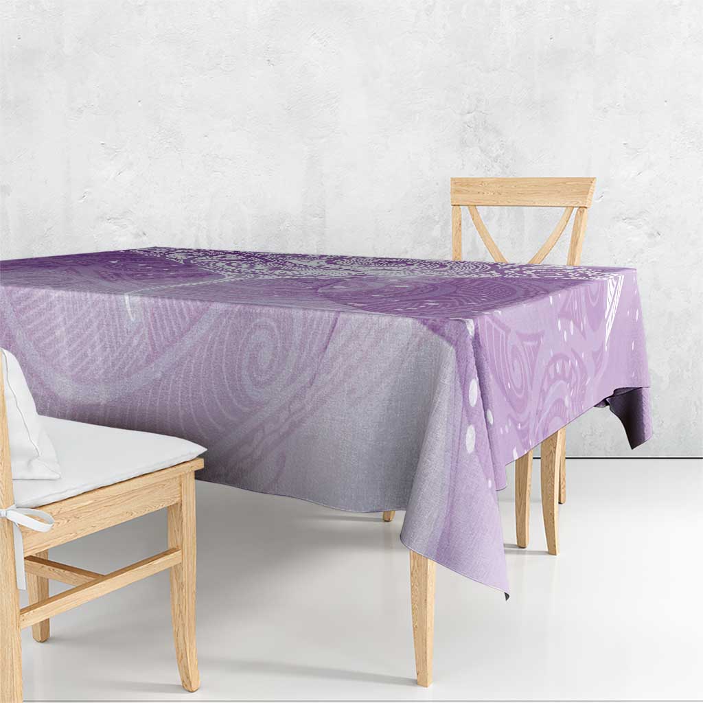 Epilepsy Awareness Maori Aotearoa Tablecloth Manta Ray - Purple Glaze - Aussie Hoodie