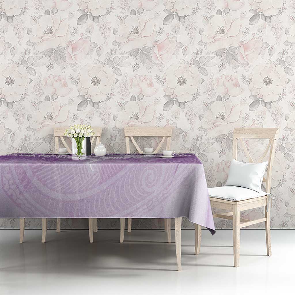 Epilepsy Awareness Maori Aotearoa Tablecloth Manta Ray - Purple Glaze - Aussie Hoodie