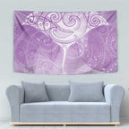 Epilepsy Awareness Maori Aotearoa Tapestry Manta Ray - Purple Glaze - Aussie Hoodie