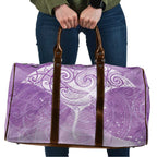Epilepsy Awareness Maori Aotearoa Travel Bag Manta Ray - Purple Glaze - Aussie Hoodie