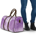 Epilepsy Awareness Maori Aotearoa Travel Bag Manta Ray - Purple Glaze - Aussie Hoodie