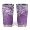 Epilepsy Awareness Maori Aotearoa Tumbler Cup Manta Ray - Purple Glaze - Aussie Hoodie