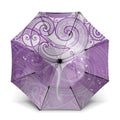 Epilepsy Awareness Maori Aotearoa Umbrella Manta Ray - Purple Glaze - Aussie Hoodie