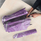 Epilepsy Awareness Maori Aotearoa Umbrella Manta Ray - Purple Glaze - Aussie Hoodie