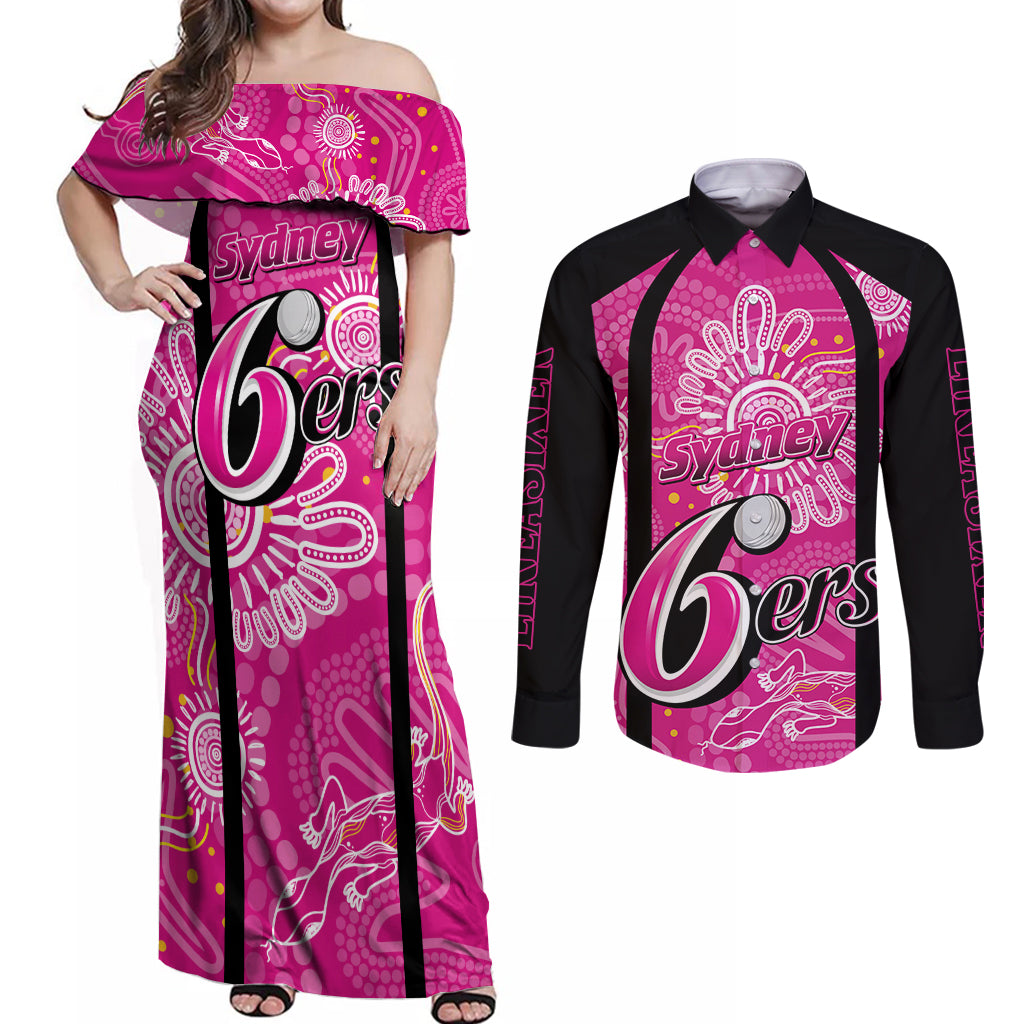 custom-sixers-cricket-indigenous-couples-matching-off-shoulder-maxi-dress-and-long-sleeve-button-shirt-inspirations