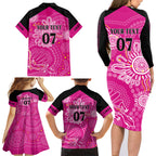 custom-sixers-cricket-indigenous-family-matching-long-sleeve-bodycon-dress-and-hawaiian-shirt-inspirations