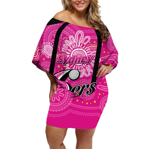 custom-sixers-cricket-indigenous-family-matching-off-shoulder-short-dress-and-hawaiian-shirt-inspirations