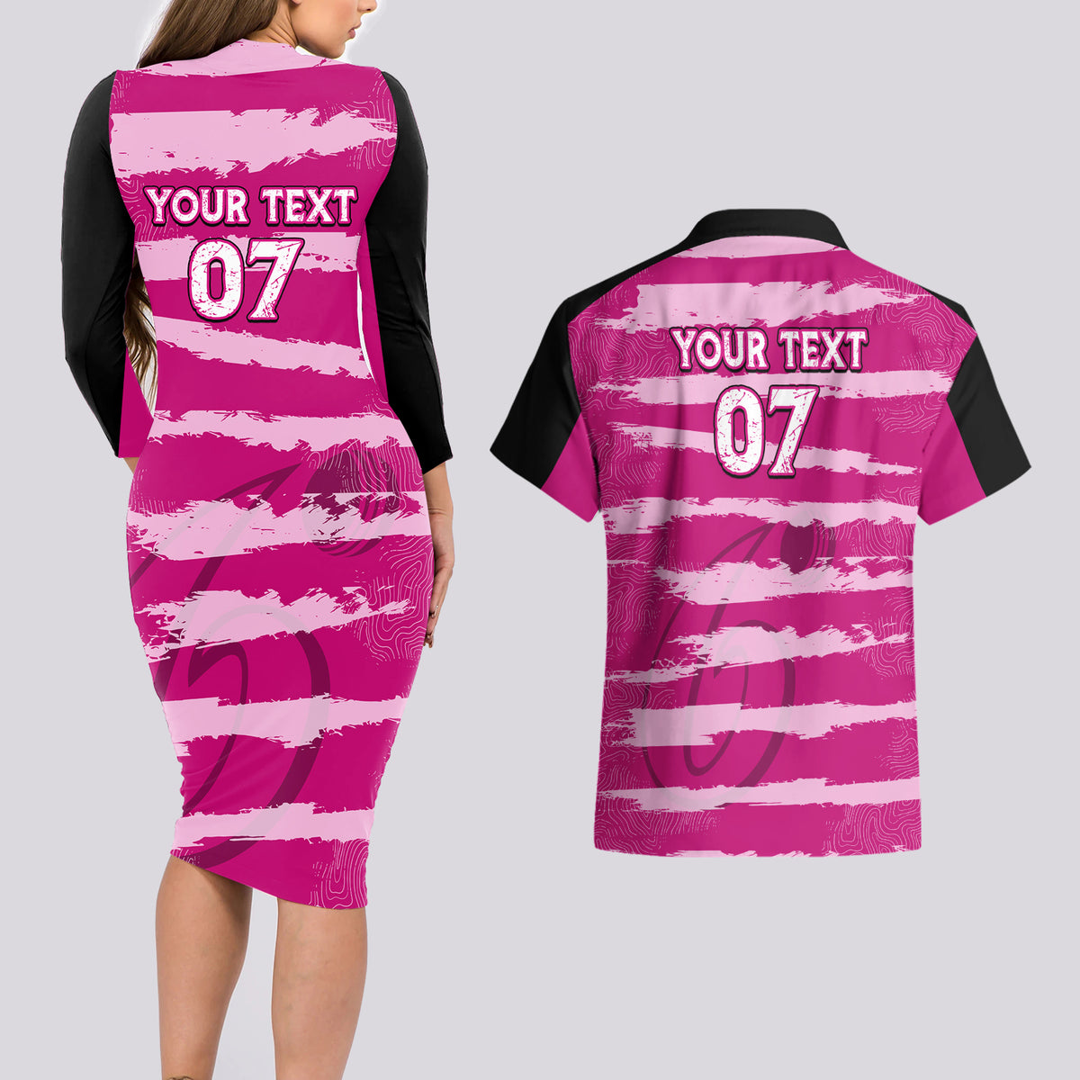 custom-sixers-cricket-2023-couples-matching-long-sleeve-bodycon-dress-and-hawaiian-shirt-likeasixer-special-ver