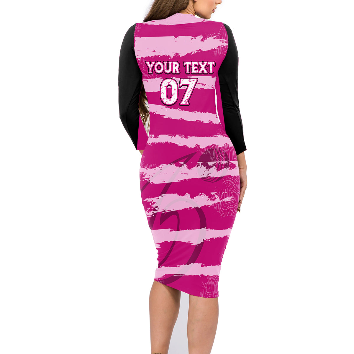 custom-sixers-cricket-2023-family-matching-long-sleeve-bodycon-dress-and-hawaiian-shirt-likeasixer-special-ver