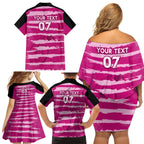 custom-sixers-cricket-2023-family-matching-off-shoulder-short-dress-and-hawaiian-shirt-likeasixer-special-ver