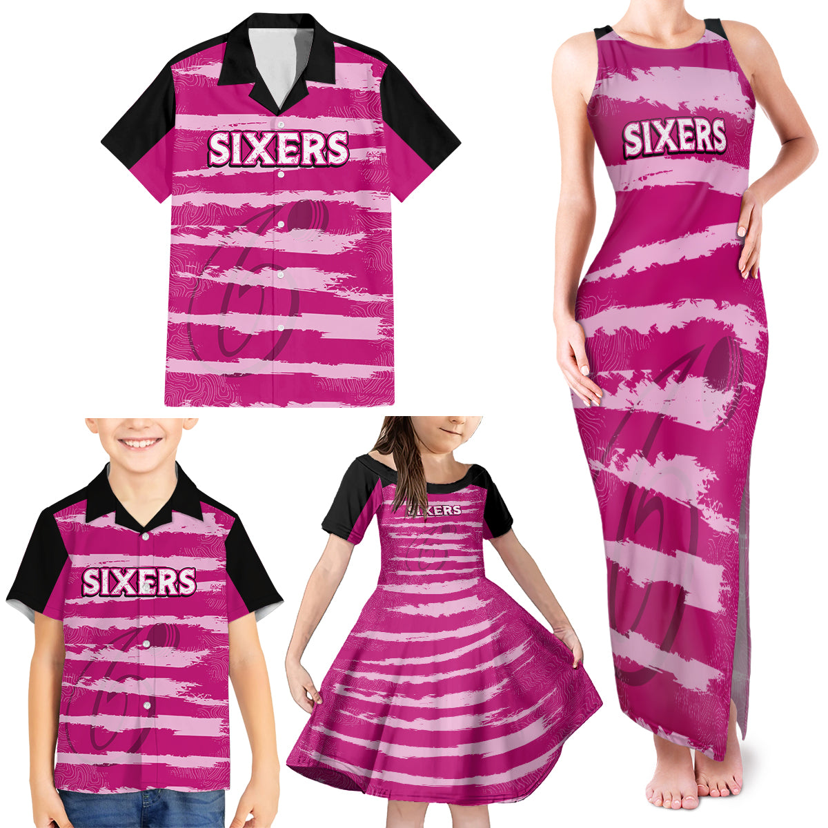 custom-sixers-cricket-2023-family-matching-tank-maxi-dress-and-hawaiian-shirt-likeasixer-special-ver