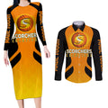 custom-scorchers-cricket-champions-2023-couples-matching-long-sleeve-bodycon-dress-and-long-sleeve-button-shirt-made-tough