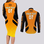 custom-scorchers-cricket-champions-2023-couples-matching-long-sleeve-bodycon-dress-and-long-sleeve-button-shirt-made-tough