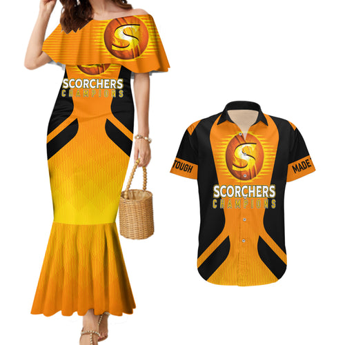 custom-scorchers-cricket-champions-2023-couples-matching-mermaid-dress-and-hawaiian-shirt-made-tough