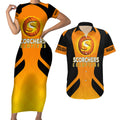 custom-scorchers-cricket-champions-2023-couples-matching-short-sleeve-bodycon-dress-and-hawaiian-shirt-made-tough