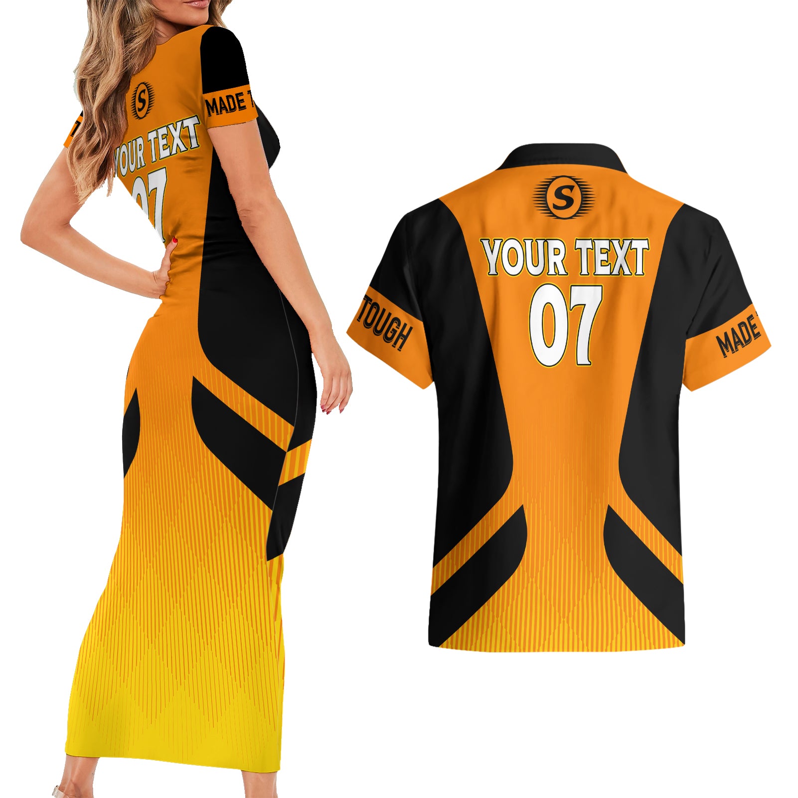 custom-scorchers-cricket-champions-2023-couples-matching-short-sleeve-bodycon-dress-and-hawaiian-shirt-made-tough
