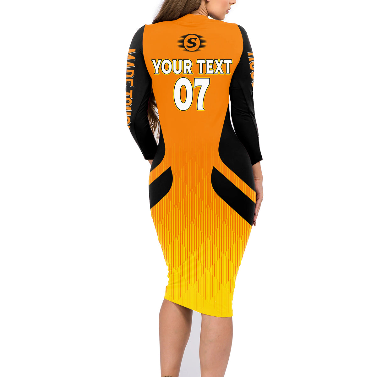custom-scorchers-cricket-champions-2023-family-matching-long-sleeve-bodycon-dress-and-hawaiian-shirt-made-tough