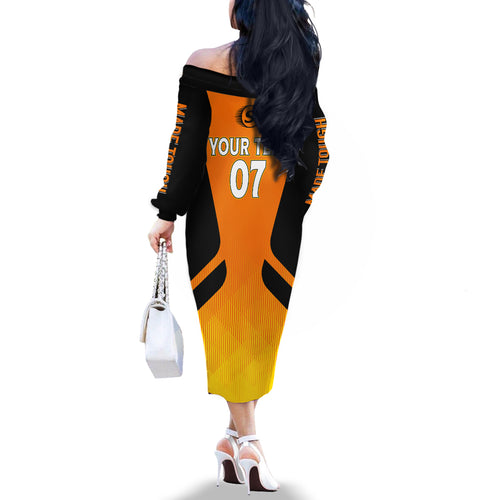 custom-scorchers-cricket-champions-2023-family-matching-off-shoulder-long-sleeve-dress-and-hawaiian-shirt-made-tough