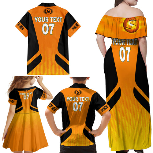 custom-scorchers-cricket-champions-2023-family-matching-off-shoulder-maxi-dress-and-hawaiian-shirt-made-tough
