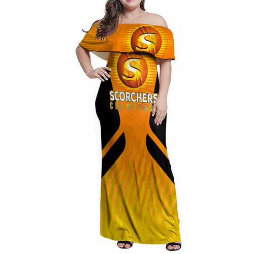 custom-scorchers-cricket-champions-2023-family-matching-off-shoulder-maxi-dress-and-hawaiian-shirt-made-tough