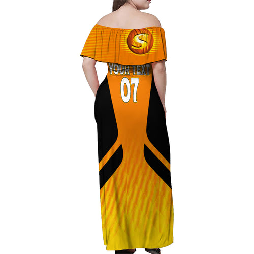 custom-scorchers-cricket-champions-2023-family-matching-off-shoulder-maxi-dress-and-hawaiian-shirt-made-tough
