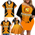custom-scorchers-cricket-champions-2023-family-matching-off-shoulder-short-dress-and-hawaiian-shirt-made-tough