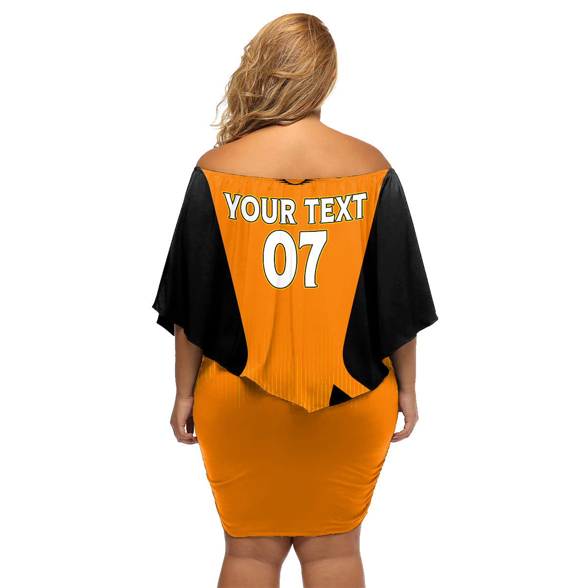 custom-scorchers-cricket-champions-2023-family-matching-off-shoulder-short-dress-and-hawaiian-shirt-made-tough