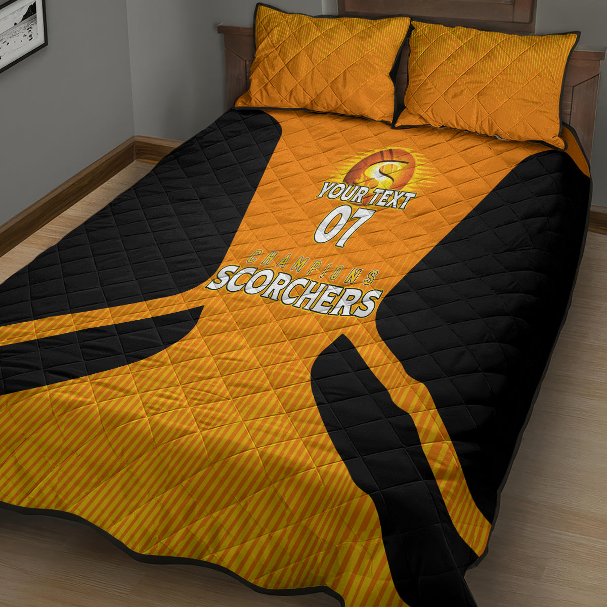 custom-scorchers-cricket-champions-2023-quilt-bed-set-made-tough
